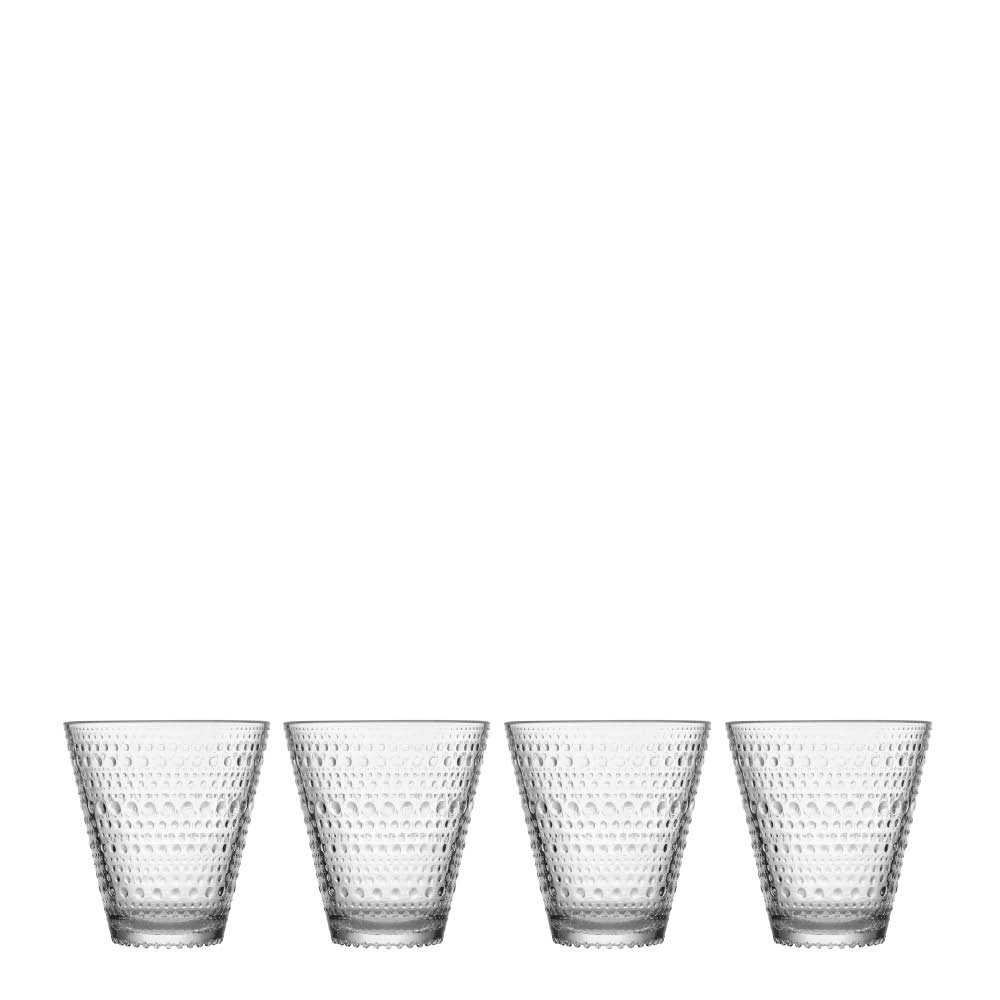 Iittala - Kastehelmi glas 30 cl 4-pack klar