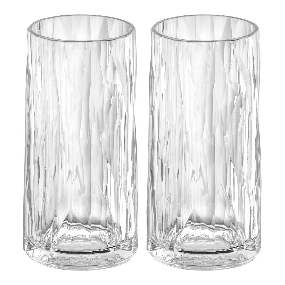 Koziol - Club Glas 30 cl 2-pack Klar