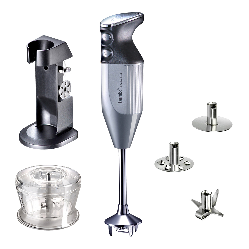 Bamix – Bamix Stavmixer Deluxe C 200 w Silvergrå