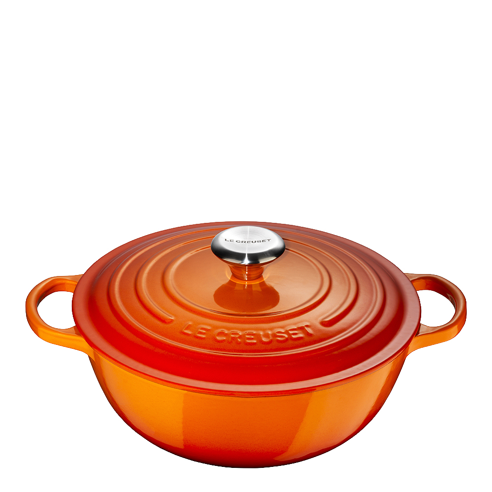 Läs mer om Le Creuset - Gjutjärnsgryta rund 32 cm 7 L Vulkan