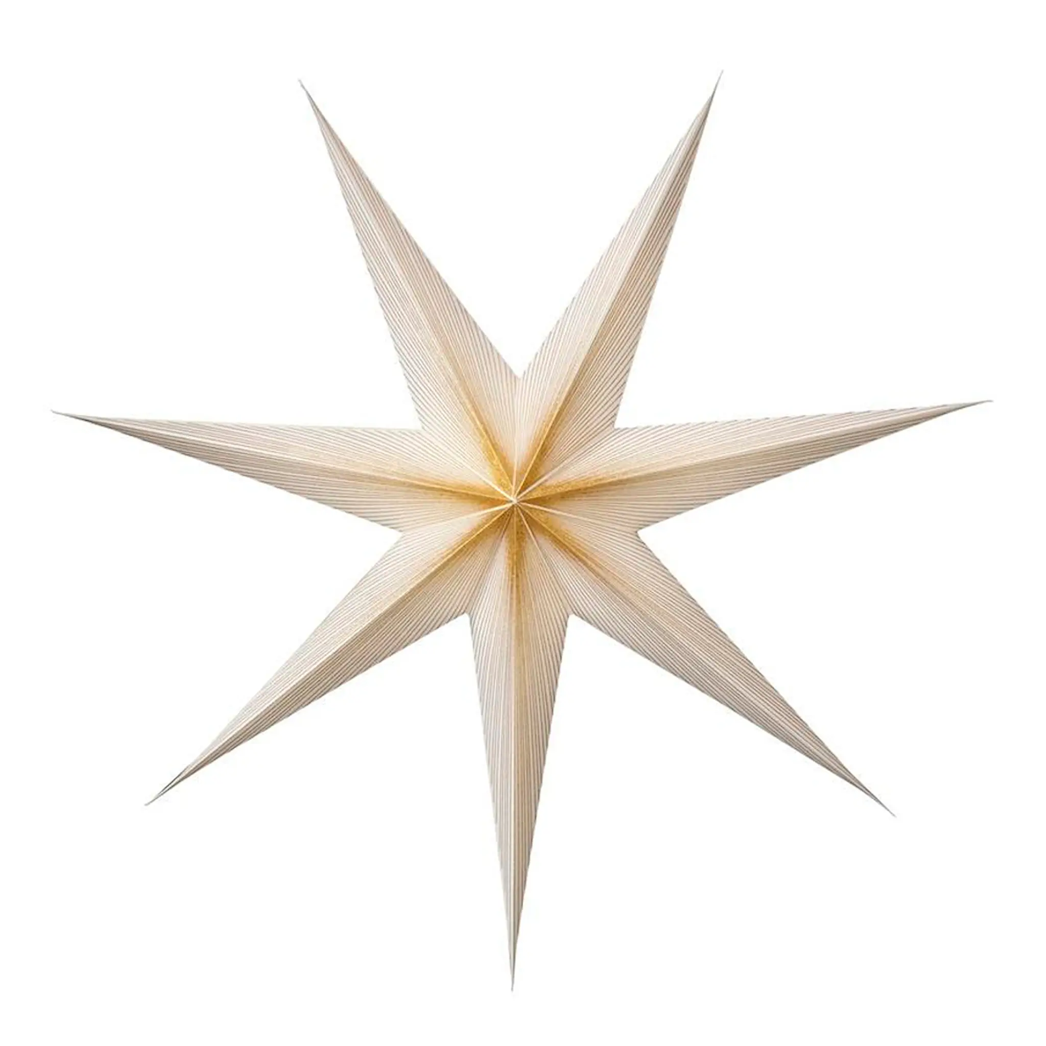 Bungalow Sunshine Adventsstjärna 118 cm Guld/Vit 