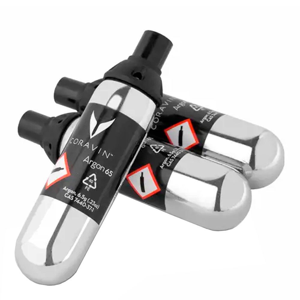 Coravin - Pure gasspatron 3 stk sølv