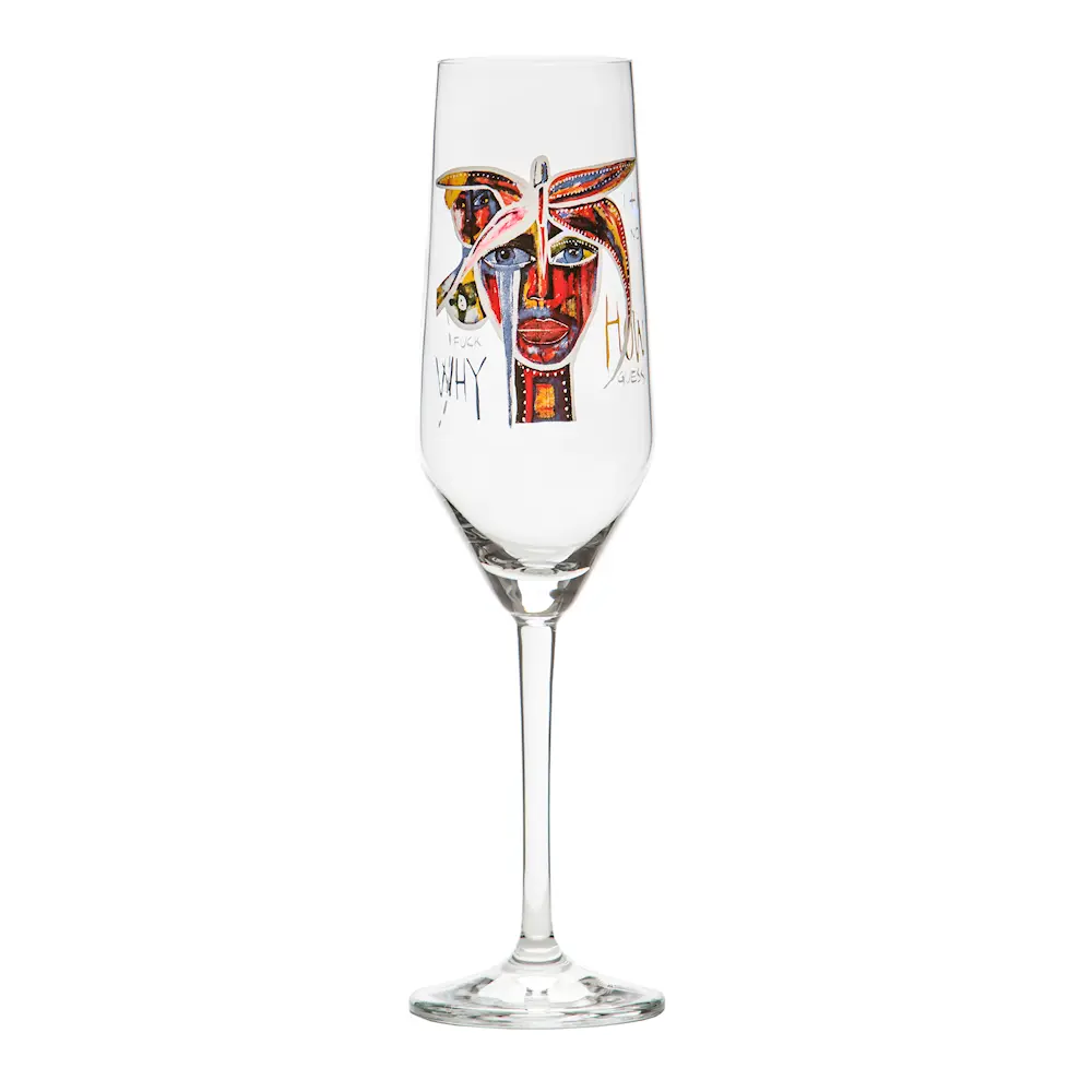 Champagneglass 30 cl Butterfly Messenger IV 
