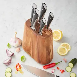 Jamie Oliver Jamie Oliver Knivsett 6 kniver med treblokk  hover
