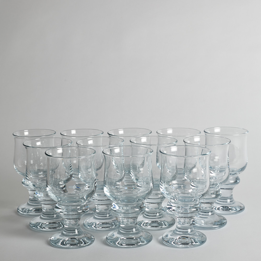 Vintage – SÅLD Glas ”Tivoli” Per Lütken för Holmegaard 12 st