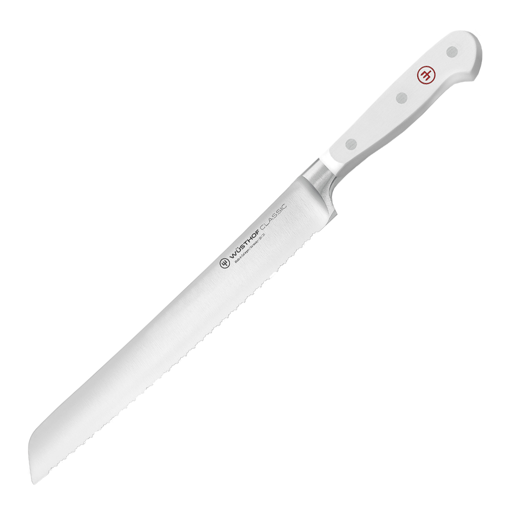 Läs mer om Wüsthof - Classic White Brödkniv 23 cm