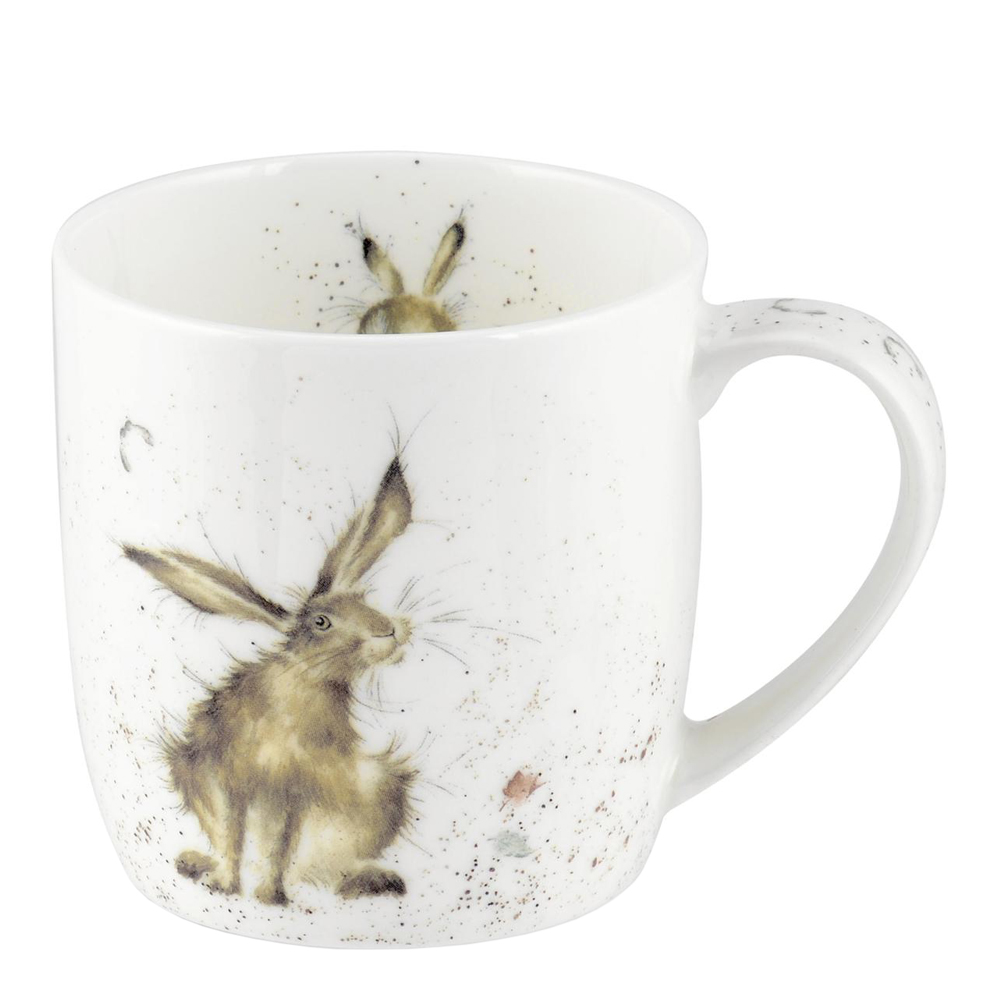 Läs mer om Wrendale Design - Mugg Good Hare Day Hare 31 cl