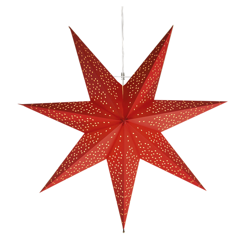 Star Trading - Dot Stjärna 54 cm Röd