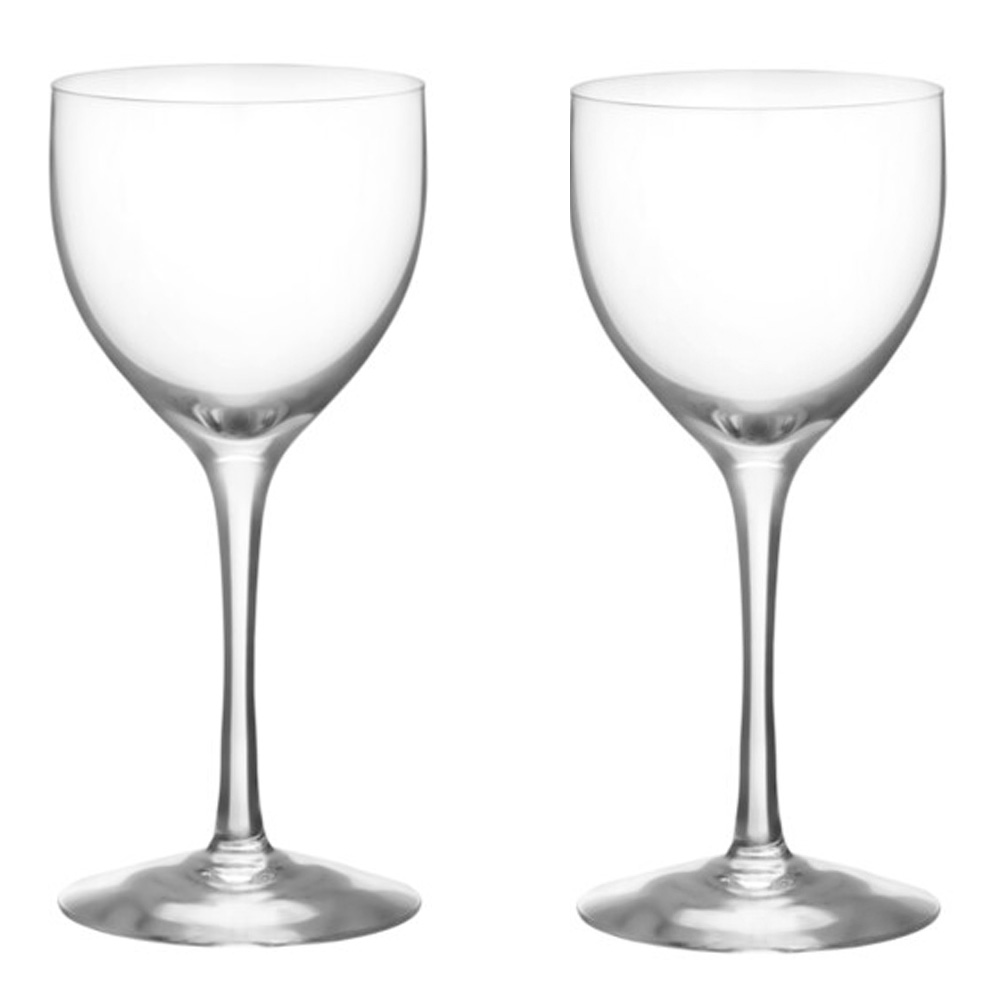 Orrefors – More Nick & Nora Glas 17 cl 2-pack Klar